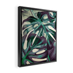 Monstera Framed Canvas Print Gallery Image 2