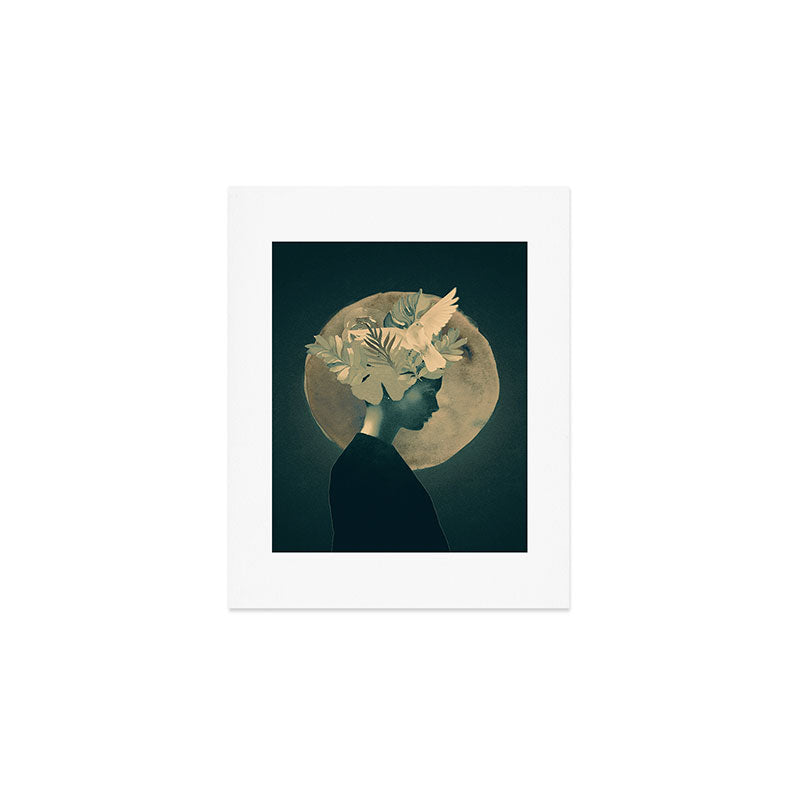 Moonlight Lady Art Print Gallery Image 1