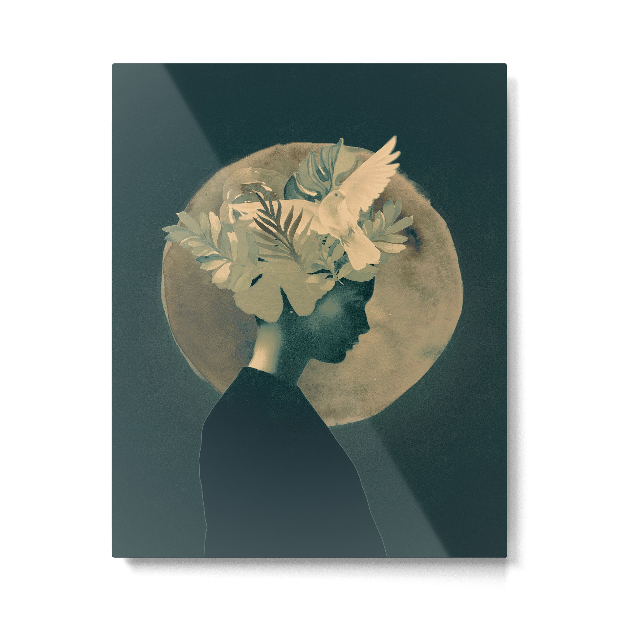 Moonlight Lady Metal Print Gallery Image 6