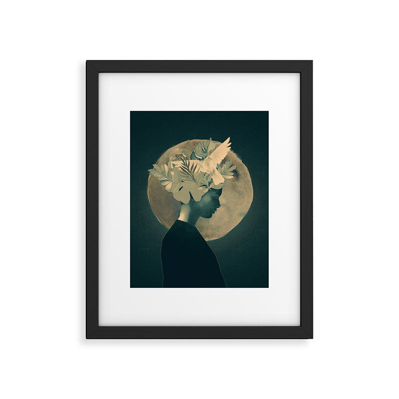 Moonlight Lady Framed Art Print Gallery Image 4