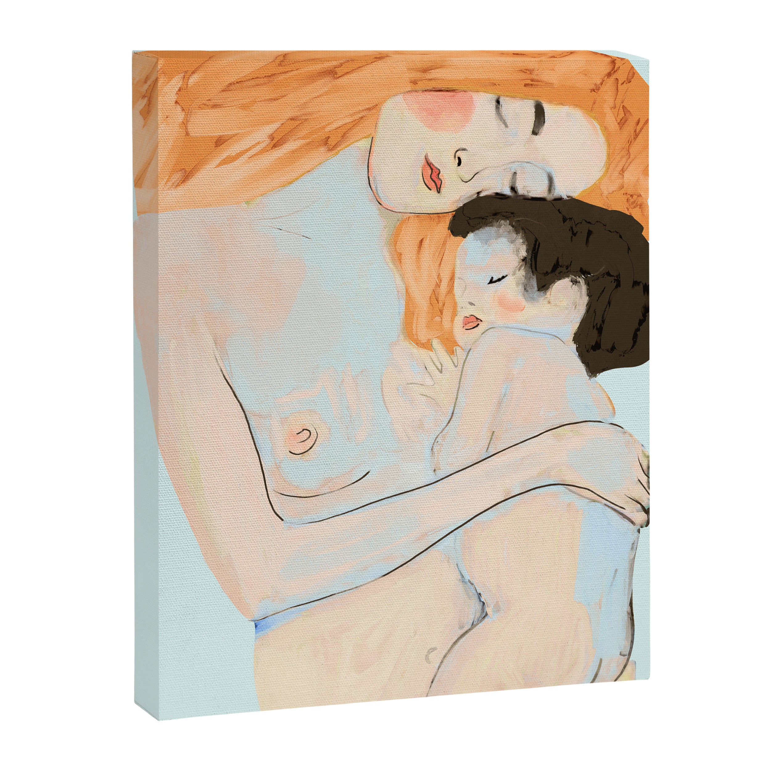 Mother and Child ,Gustav Klimt ,The Three Ages of Woman (detail) 3 Canvas Print Gallery Image 6