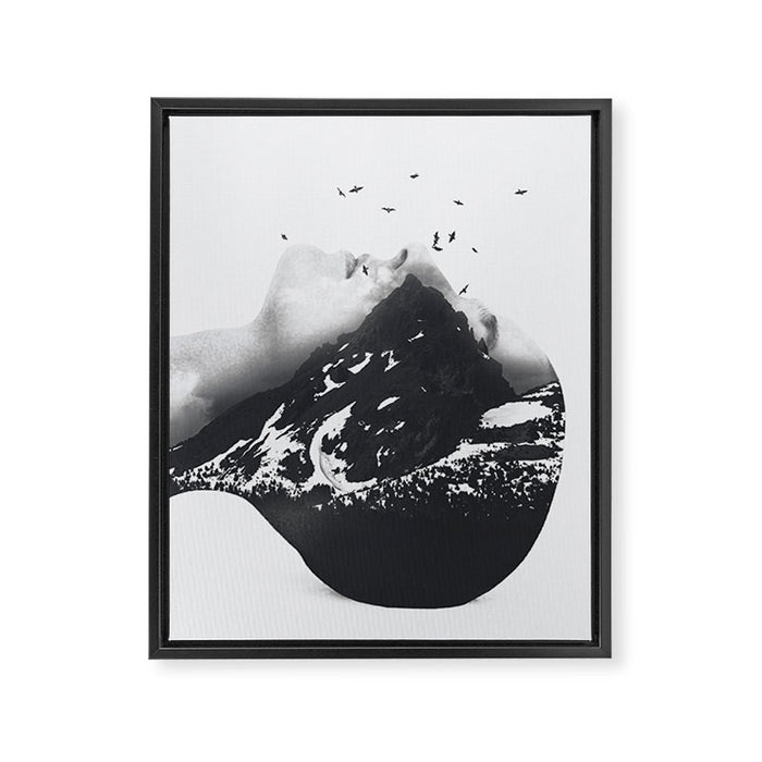 Mountain 46 Framed Canvas Print Gallery Image 1