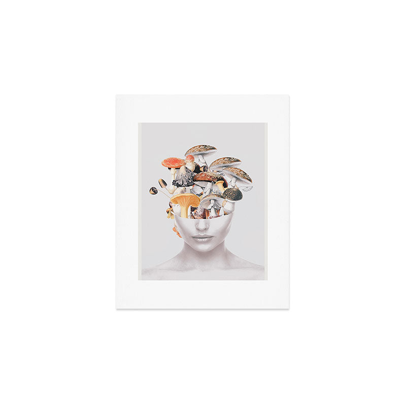 Mushroom Lady 3 Art Print Gallery Image 1