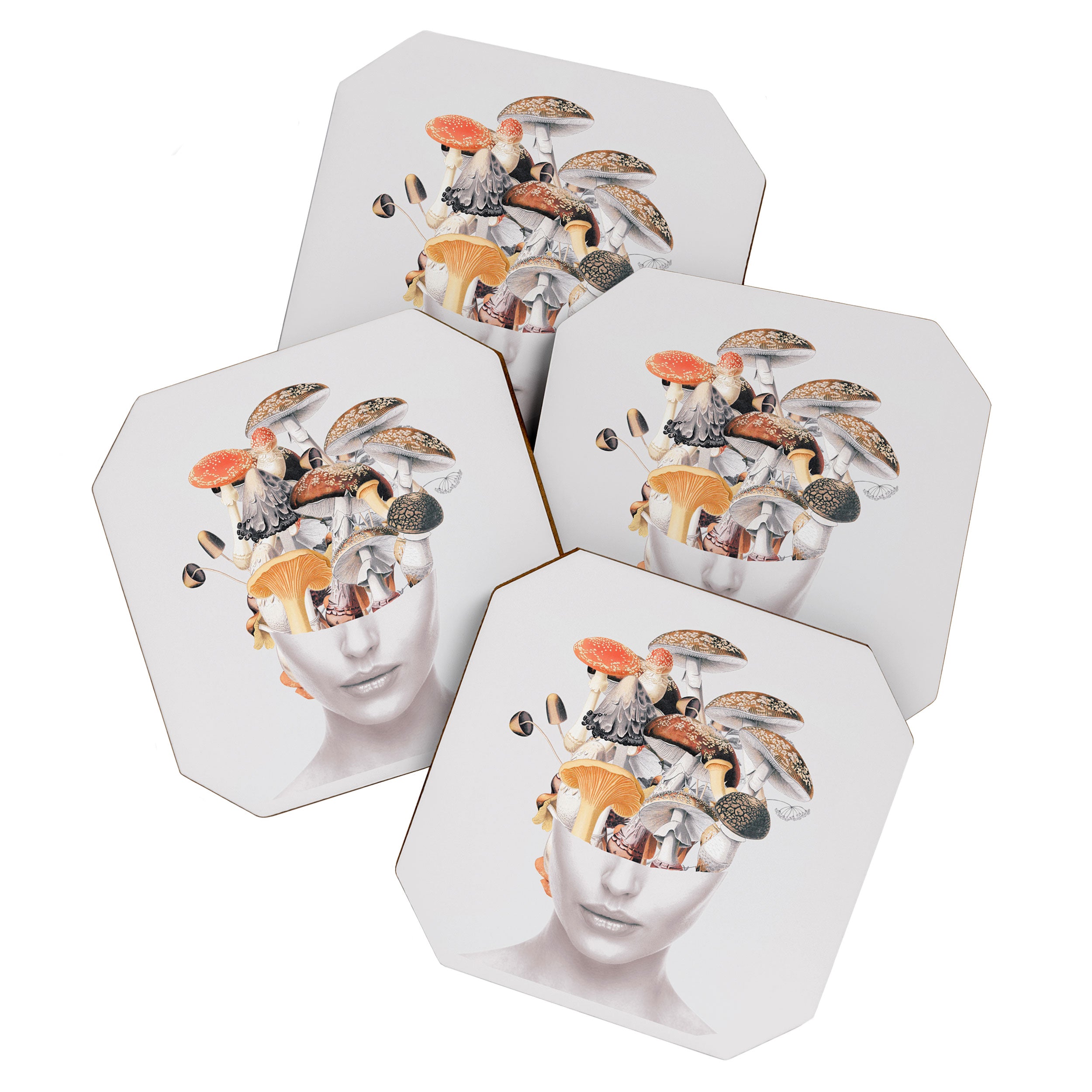 Mushroom Lady 3 Coaster Gallery Image 1