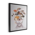 Mushroom Lady 3 Framed Canvas Print Gallery Image 2