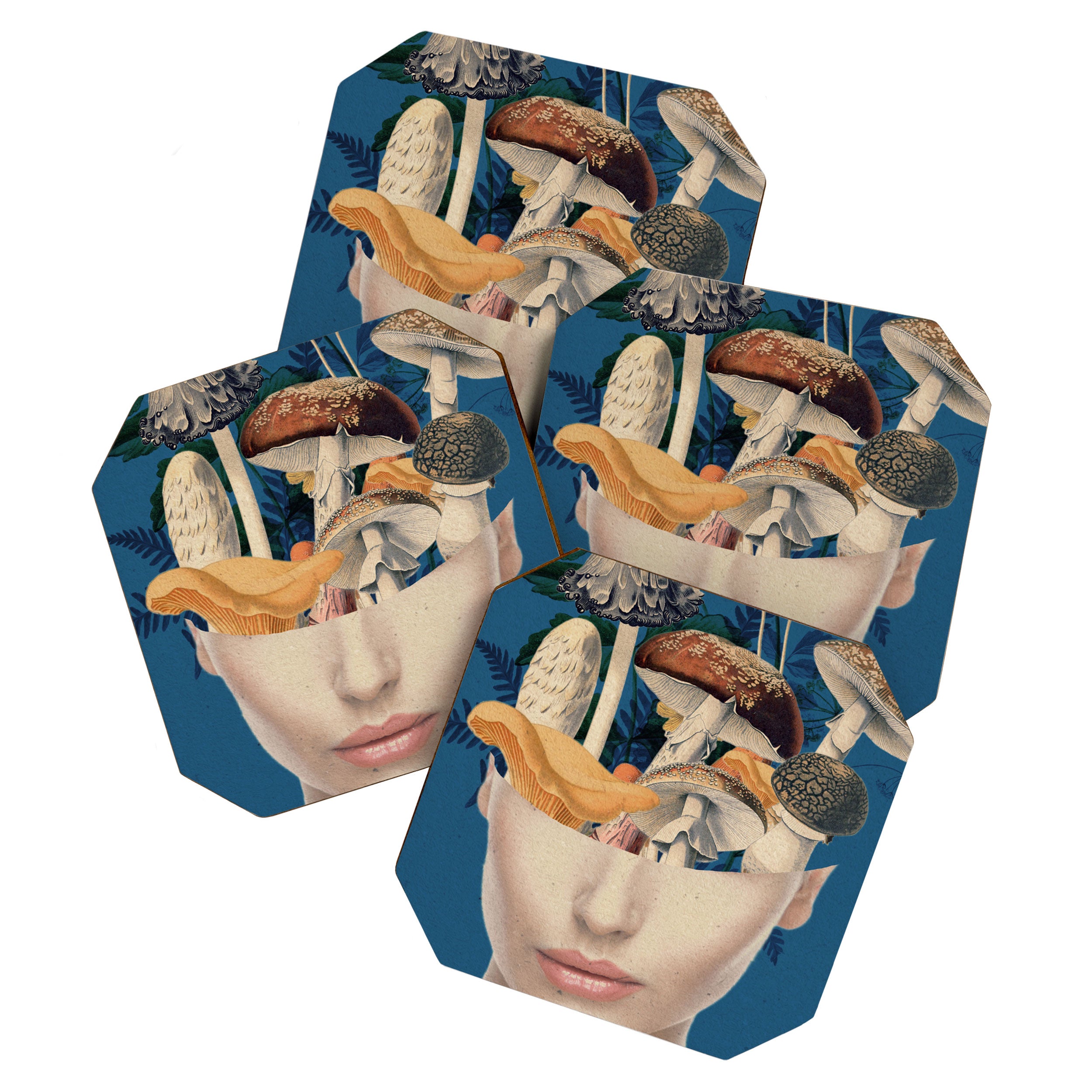 Mushroom Lady 7 Coaster Gallery Image 1