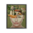 Mushroom Lady 9 Framed Canvas Print Gallery Image 6
