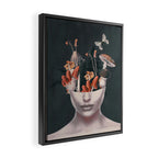 Mushroom Lady Framed Canvas Print Gallery Image 2