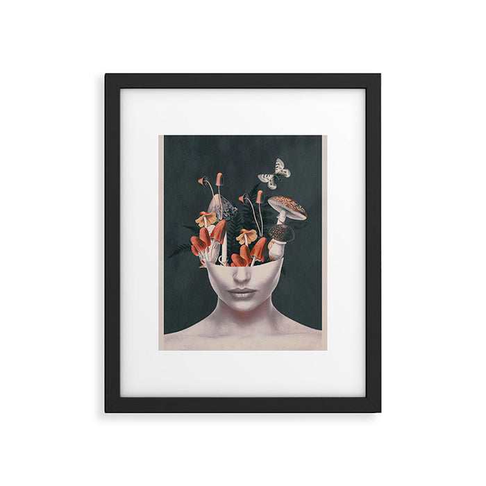 Mushroom Lady Framed Art Print Gallery Image 1
