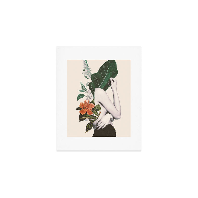 natural beauty-collage 2 Art Print
