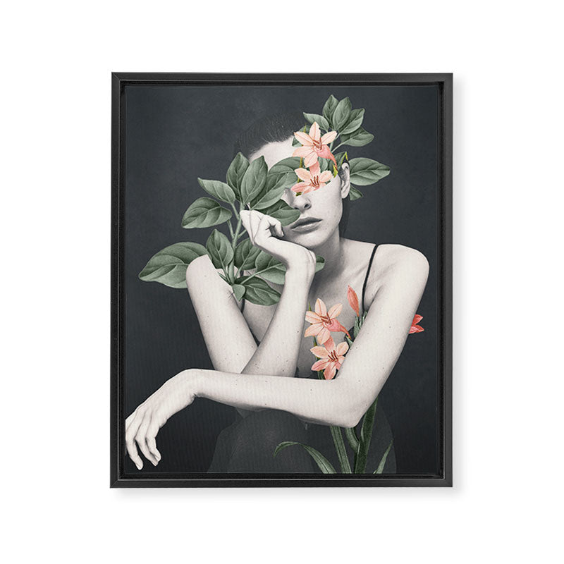 natural beauty-collage 3/1 Framed Canvas Print Gallery Image 6
