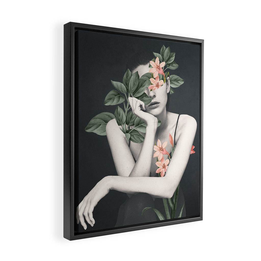 natural beauty-collage 3/1 Framed Canvas Print Gallery Image 2