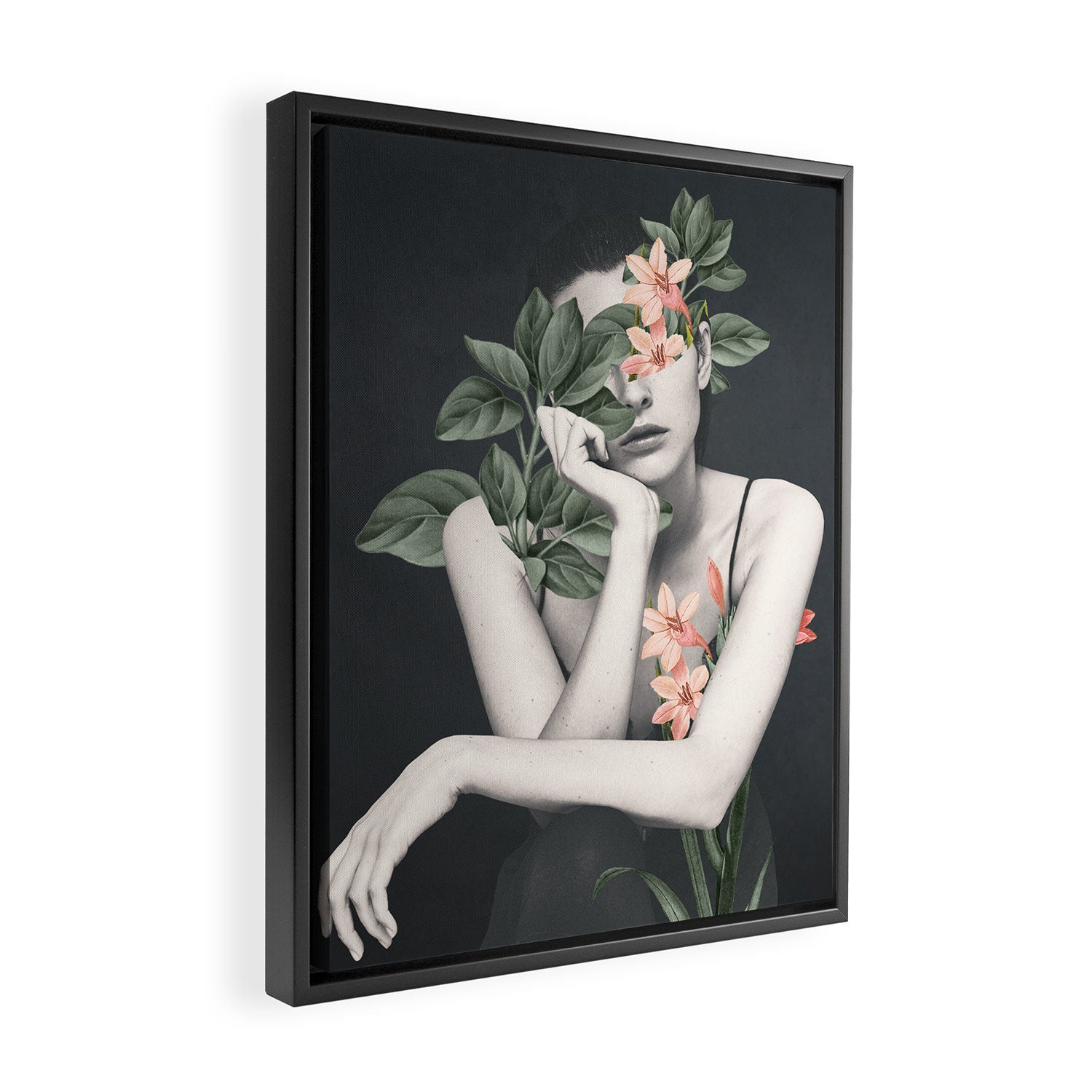 natural beauty-collage 3/1 Framed Canvas Print Gallery Image 2