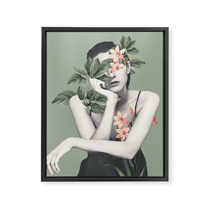 natural beauty-collage 3/2 Framed Canvas Print Gallery Image 1