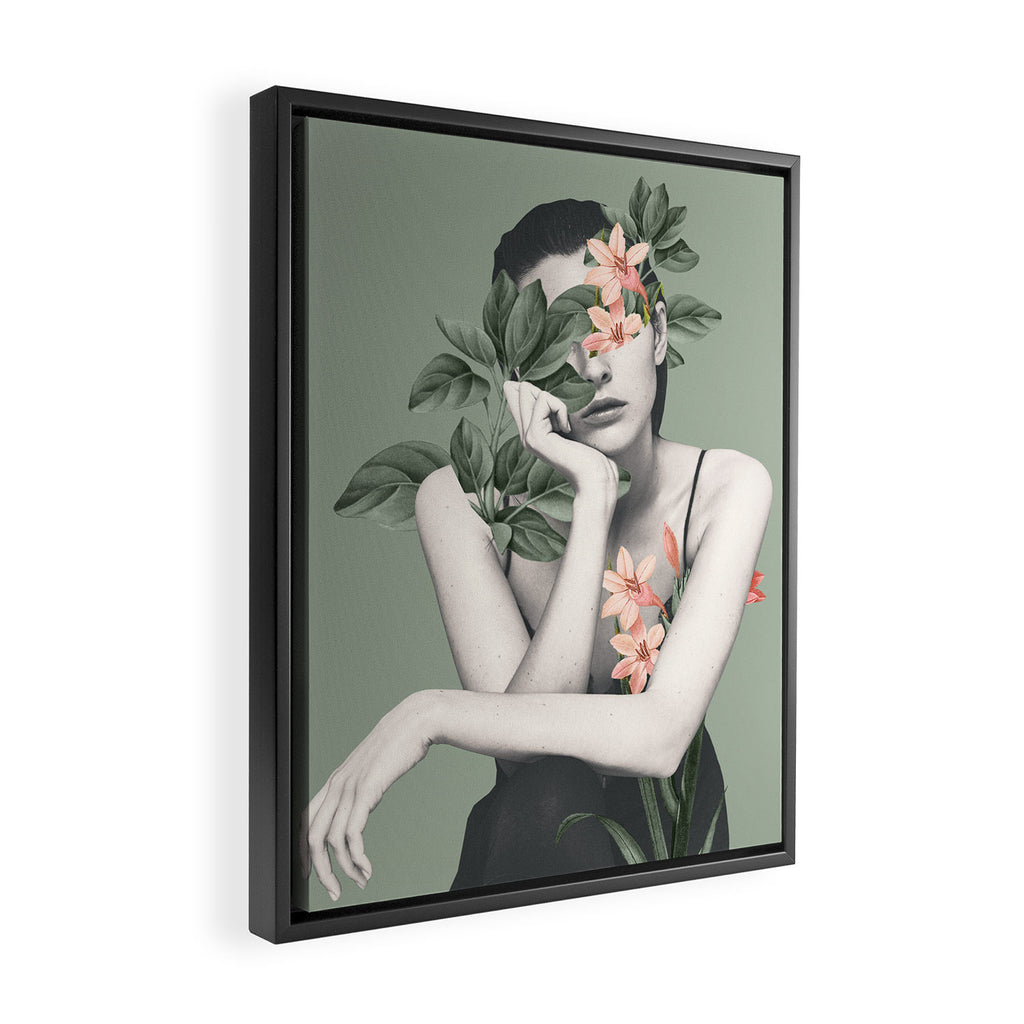 natural beauty-collage 3/2 Framed Canvas Print Gallery Image 2