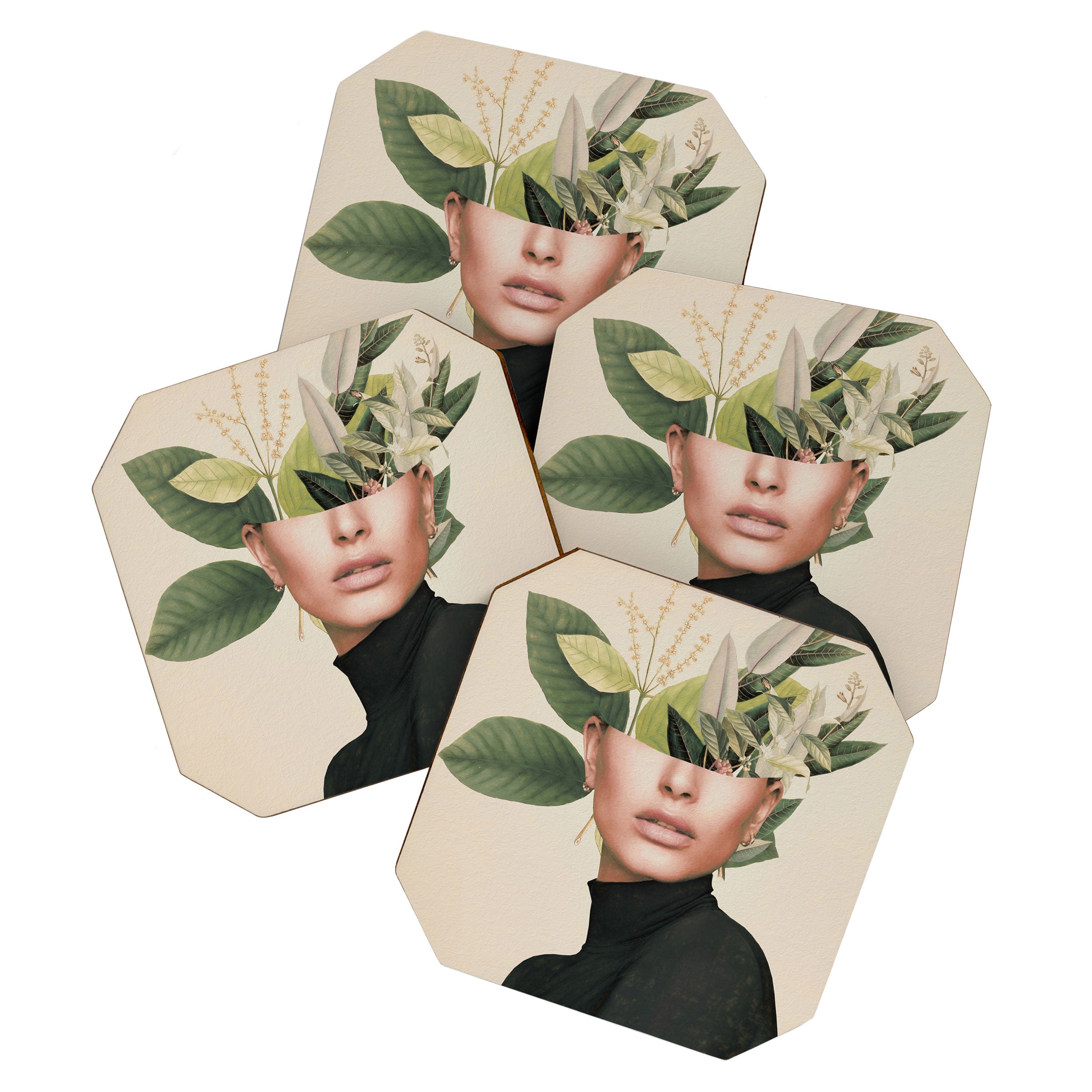 natural beauty-collage 5 Coaster Gallery Image 1