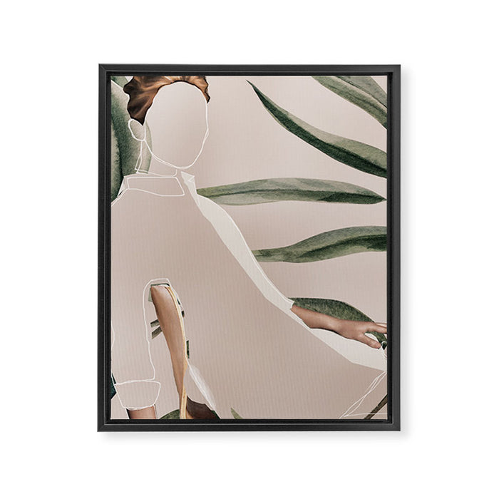 natural beauty-collage 6 Framed Canvas Print Gallery Image 1