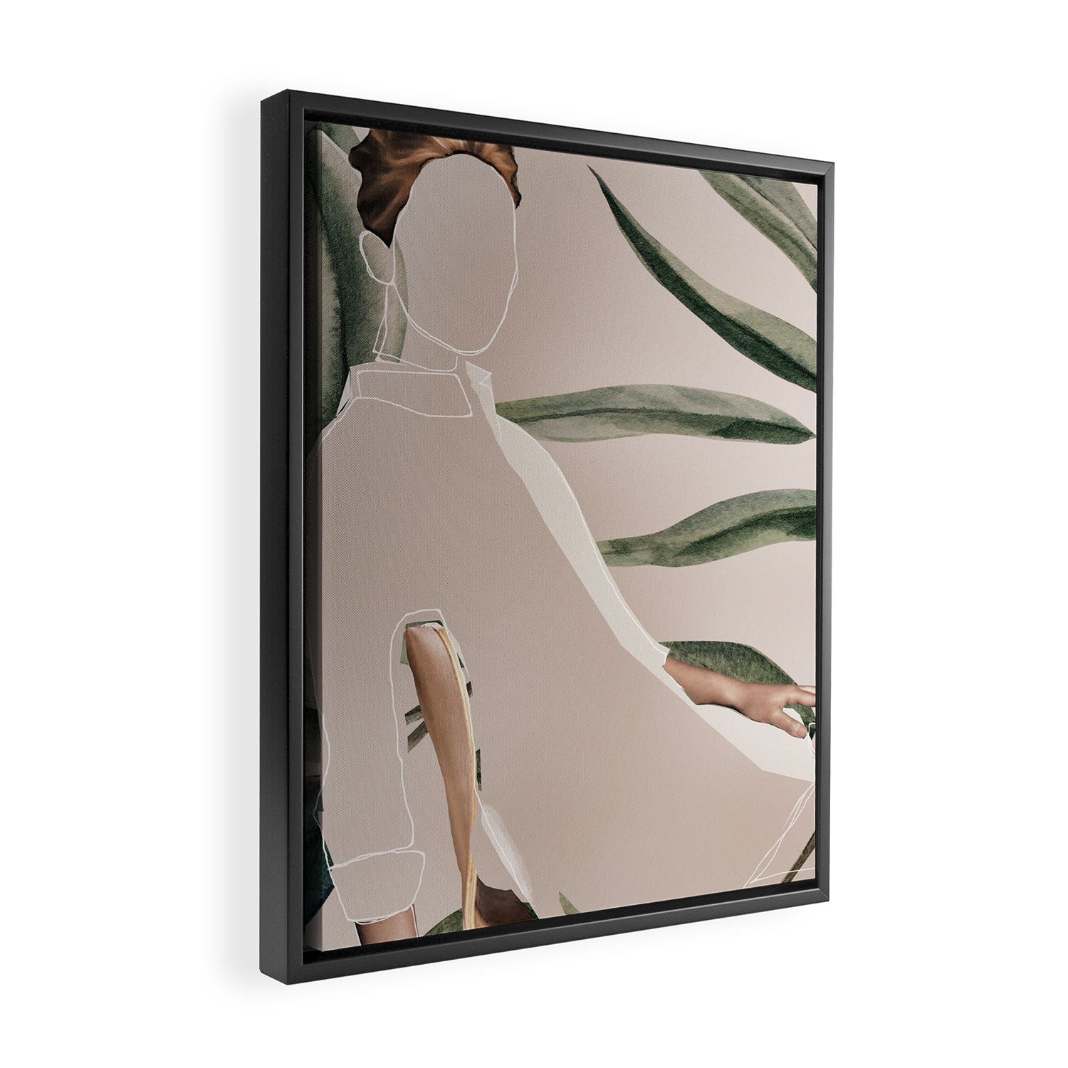 natural beauty-collage 6 Framed Canvas Print Gallery Image 2