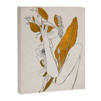 natural beauty-collage 7 Line Art 2 Canvas Print Gallery Image 6