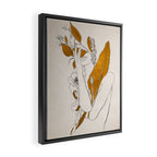 natural beauty-collage 7 Line Art 2 Framed Canvas Print Gallery Image 2