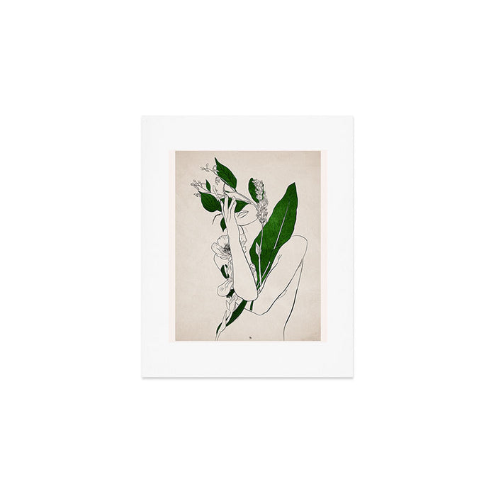 natural beauty-collage 7 Line Art 3 Art Print Gallery Image 1