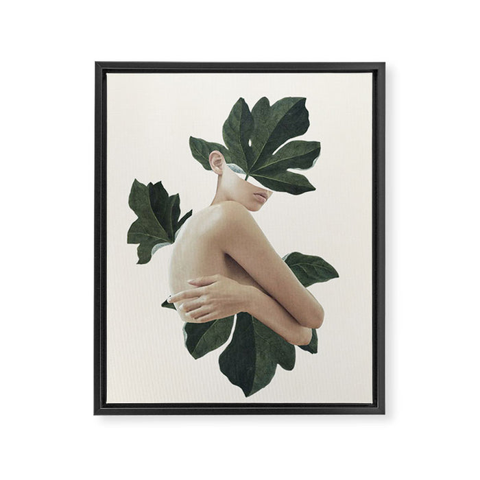 natural beauty-collage Framed Canvas Print Gallery Image 1