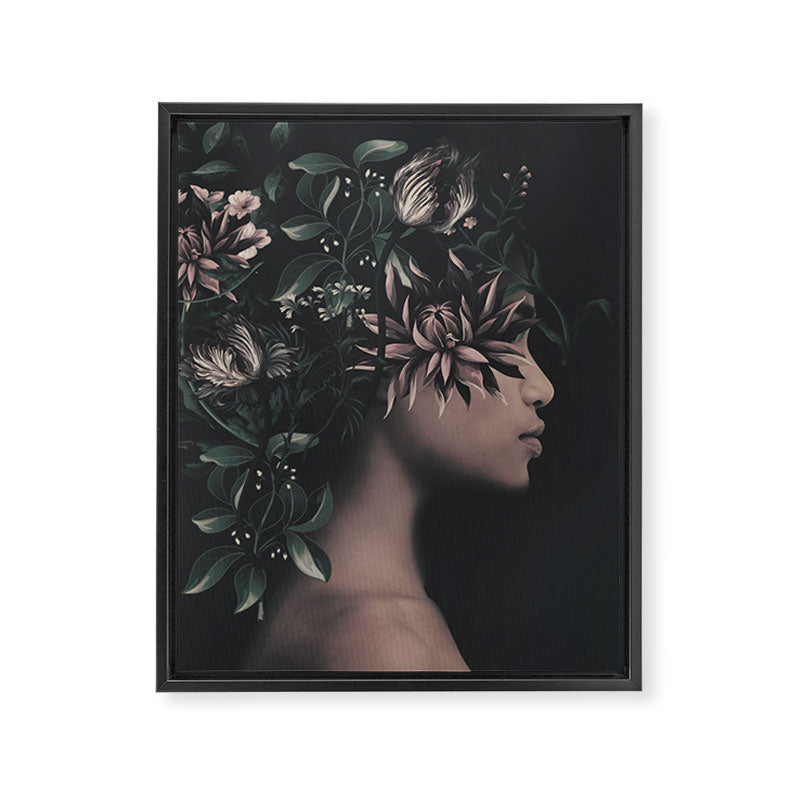 Night Bloom 2 Framed Canvas Print Gallery Image 8