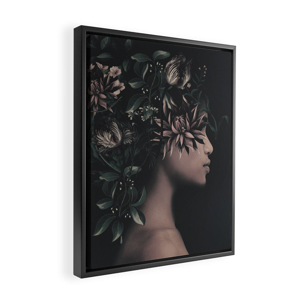 Night Bloom 2 Framed Canvas Print Gallery Image 2