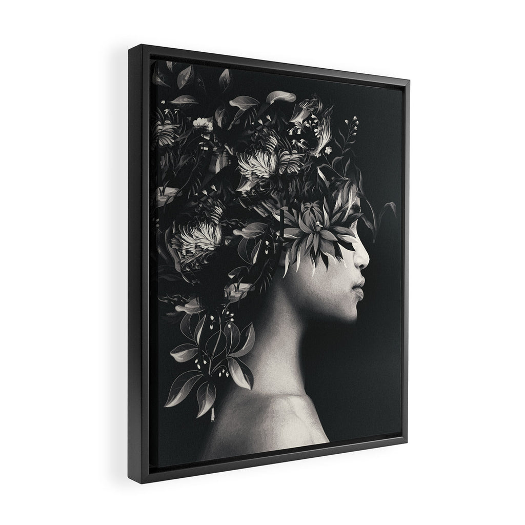 Night Bloom Framed Canvas Print Gallery Image 2