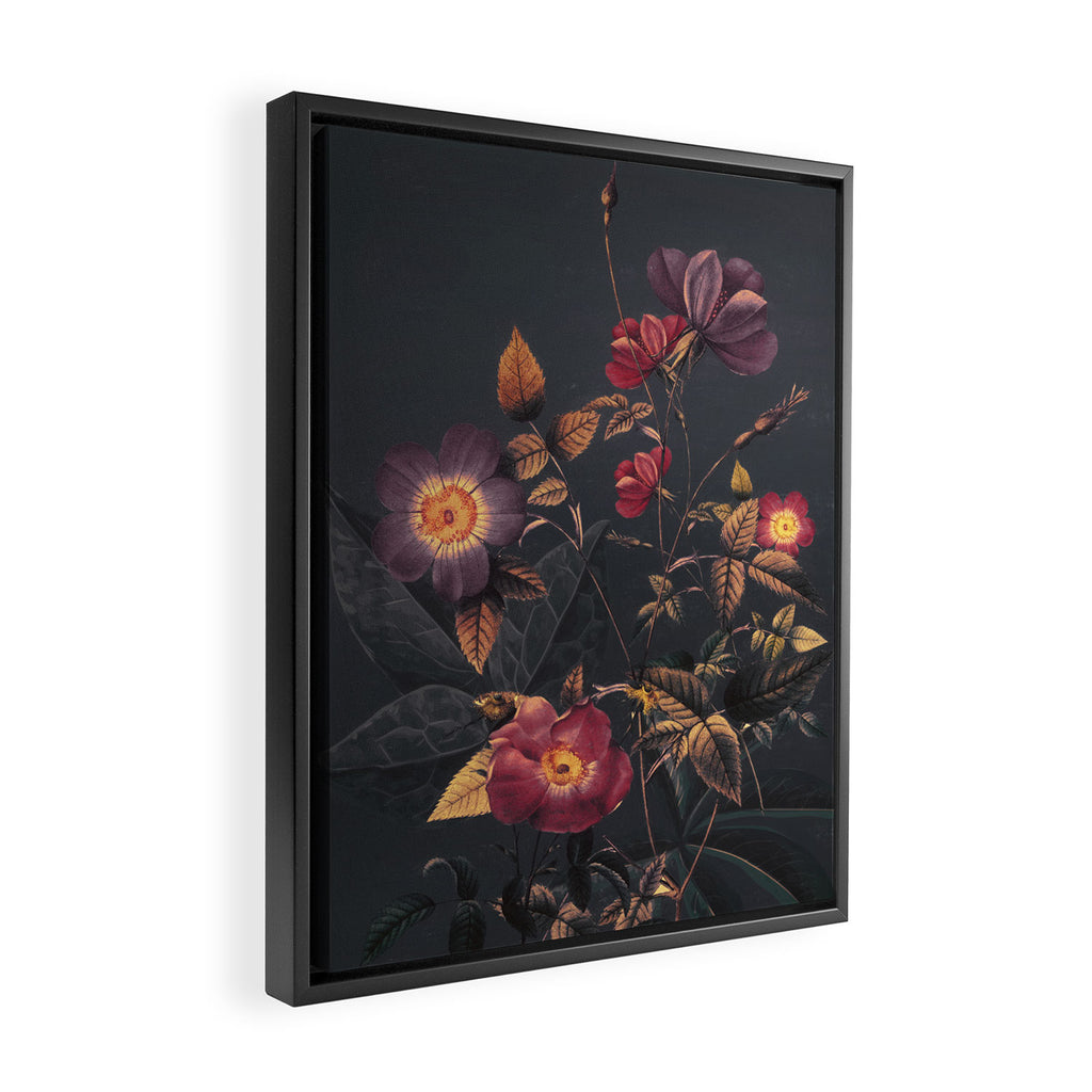 Night Garden 4 Framed Canvas Print Gallery Image 2