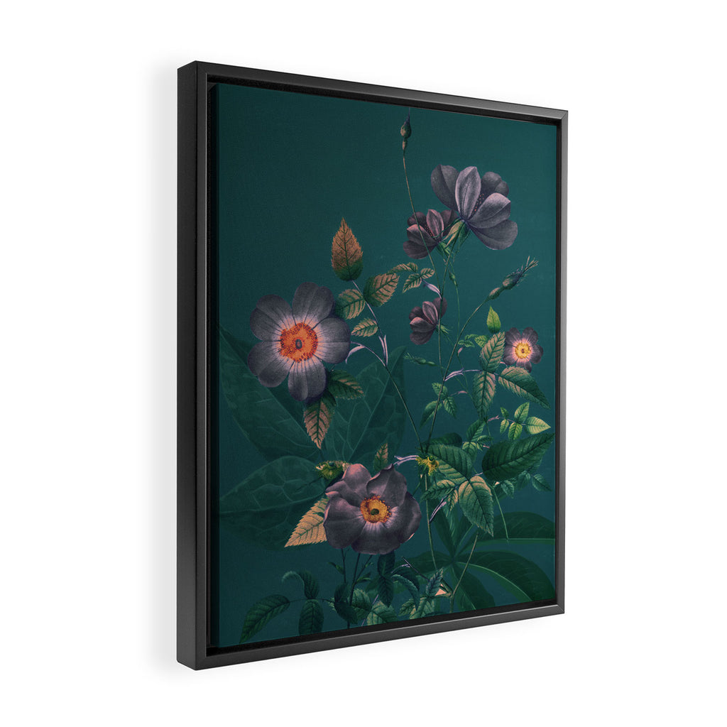 Night Garden 5 Framed Canvas Print Gallery Image 2
