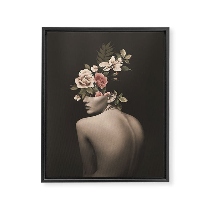 Night Garden 6 Framed Canvas Print Gallery Image 1