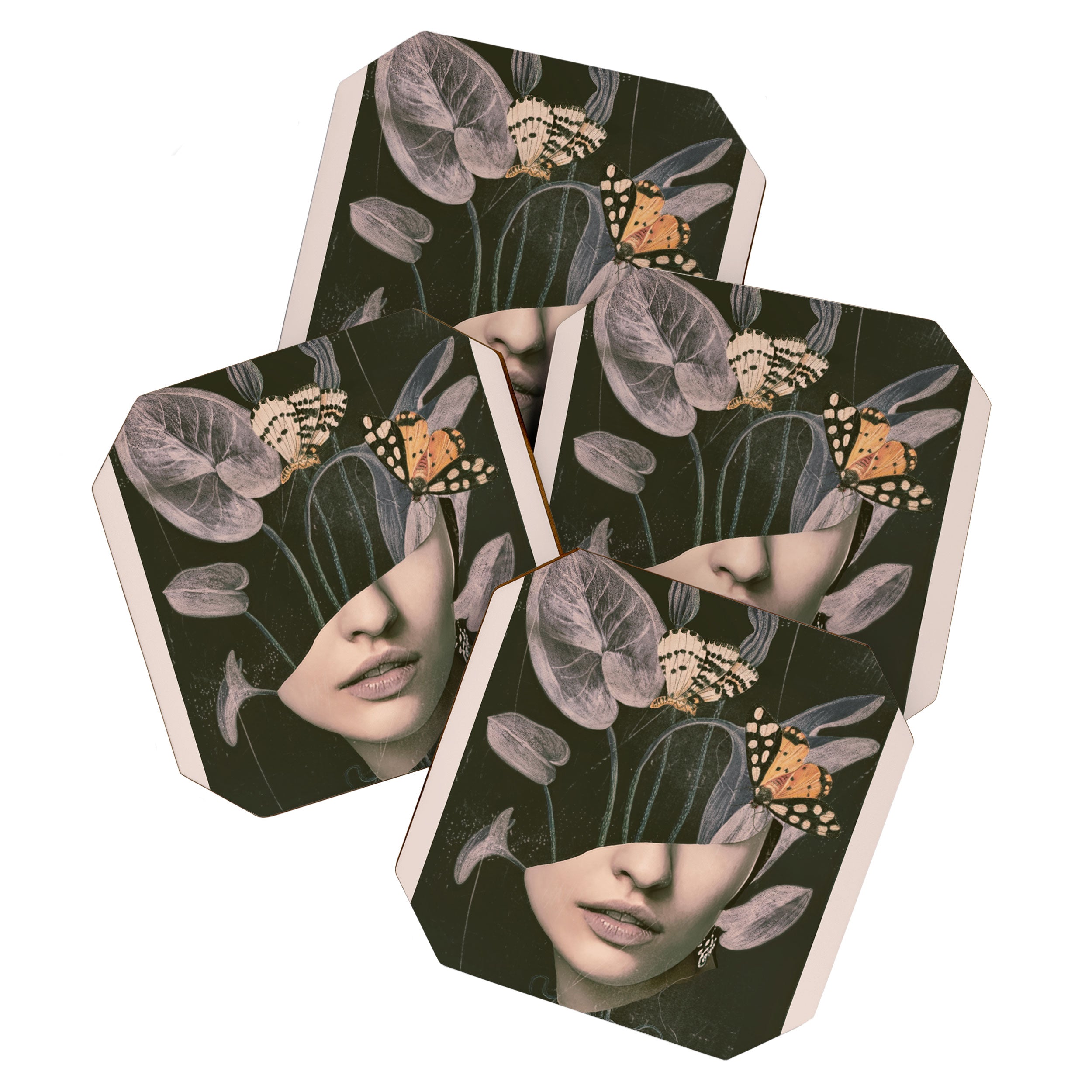 Night Garden 8 Coaster Gallery Image 1