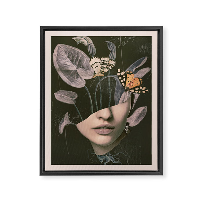 Night Garden 8 Framed Canvas Print Gallery Image 1