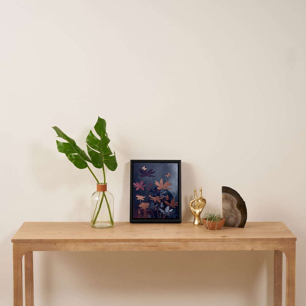 Night Garden Framed Canvas Print Gallery Image 4