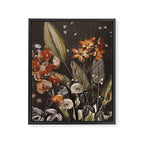 Night Garden Framed Canvas Print Gallery Image 6