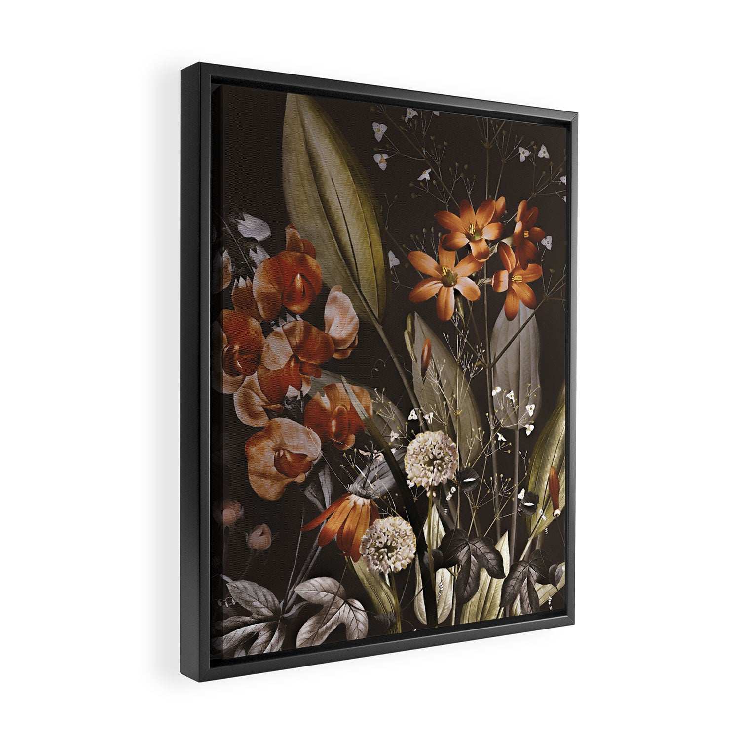 Night Garden Framed Canvas Print Gallery Image 2