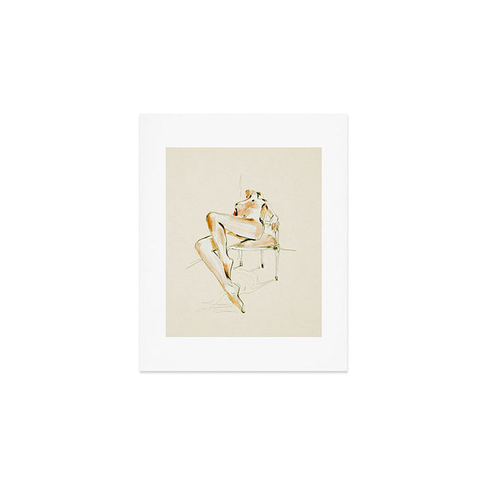 nude woman 2 Art Print Gallery Image 1