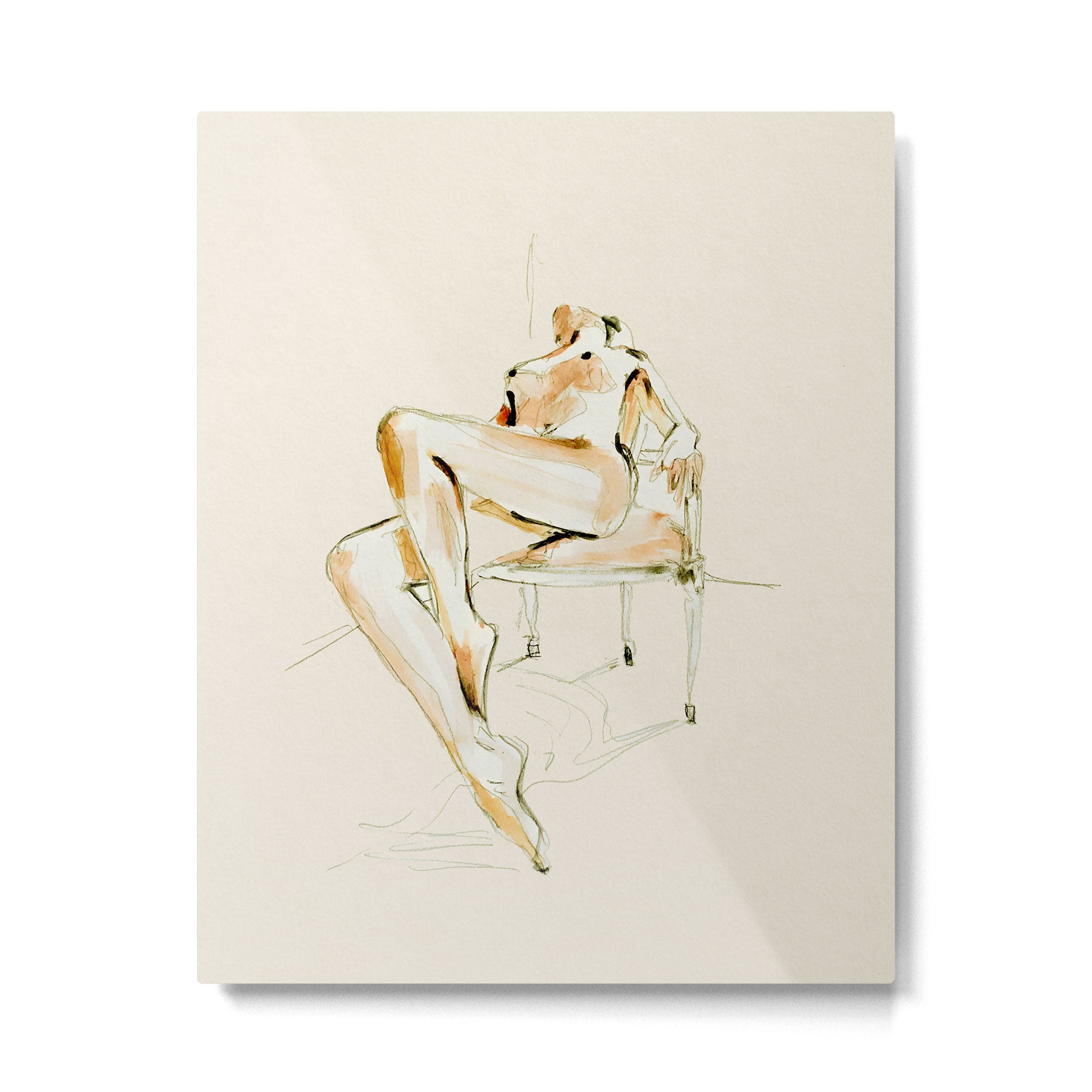 nude woman 2 Metal Print Gallery Image 4