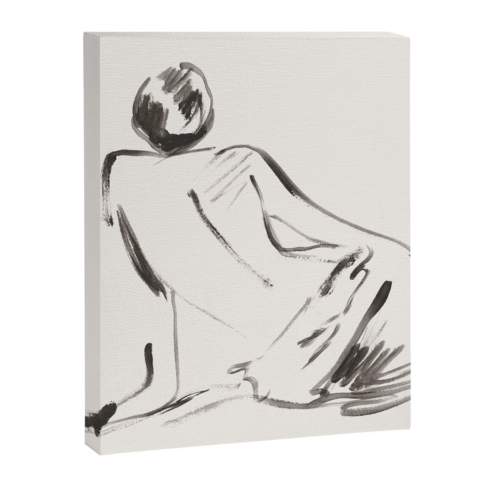 nude woman Canvas Print Gallery Image 1