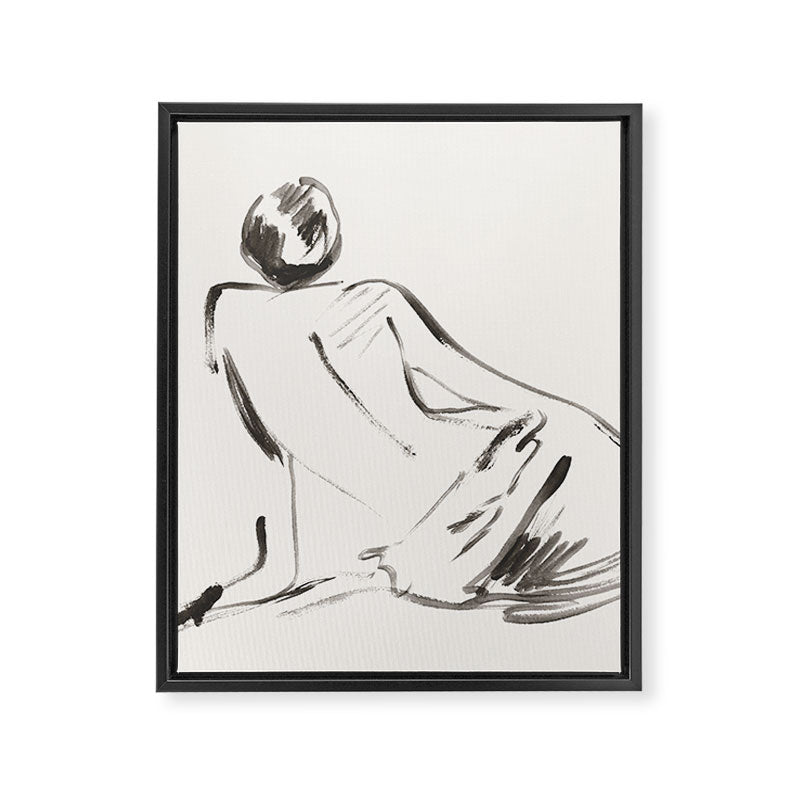 nude woman Framed Canvas Print Gallery Image 8