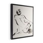 nude woman Framed Canvas Print Gallery Image 2