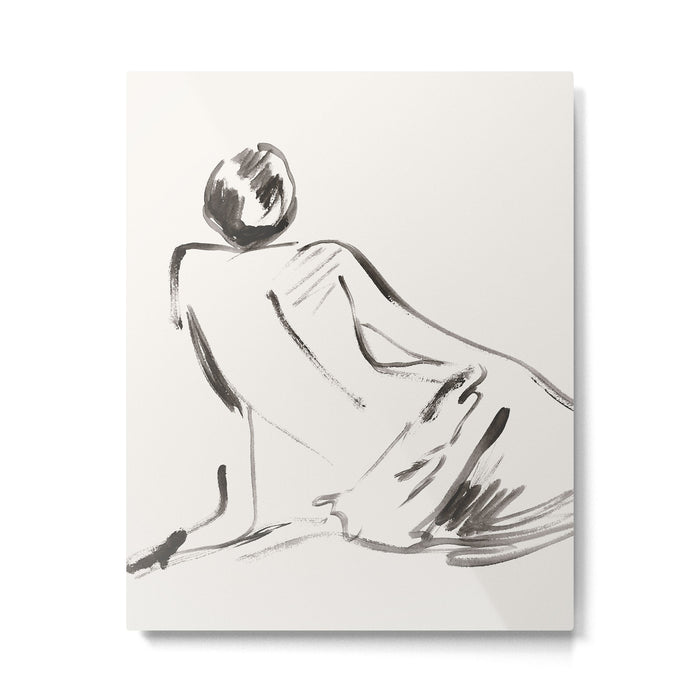 nude woman Metal Print Gallery Image 1