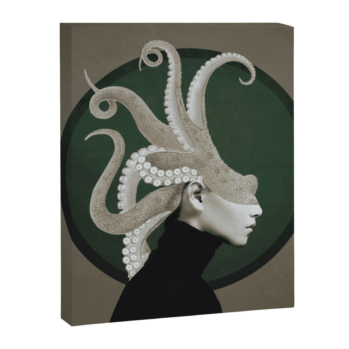 Octopus Portrait Canvas Print Gallery Image 6
