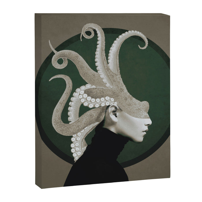 Octopus Portrait Canvas Print Gallery Image 1