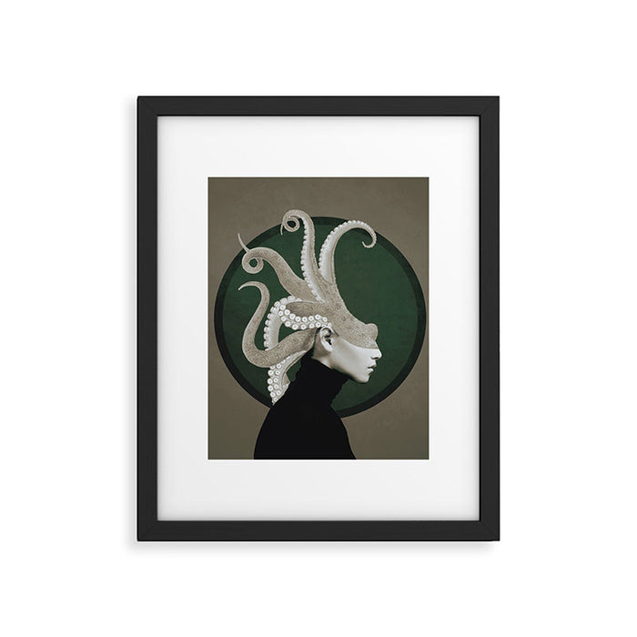 Octopus Portrait Framed Art Print Gallery Image 1