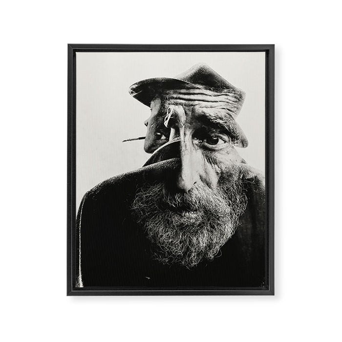 OLD MAN Framed Canvas Print Gallery Image 1