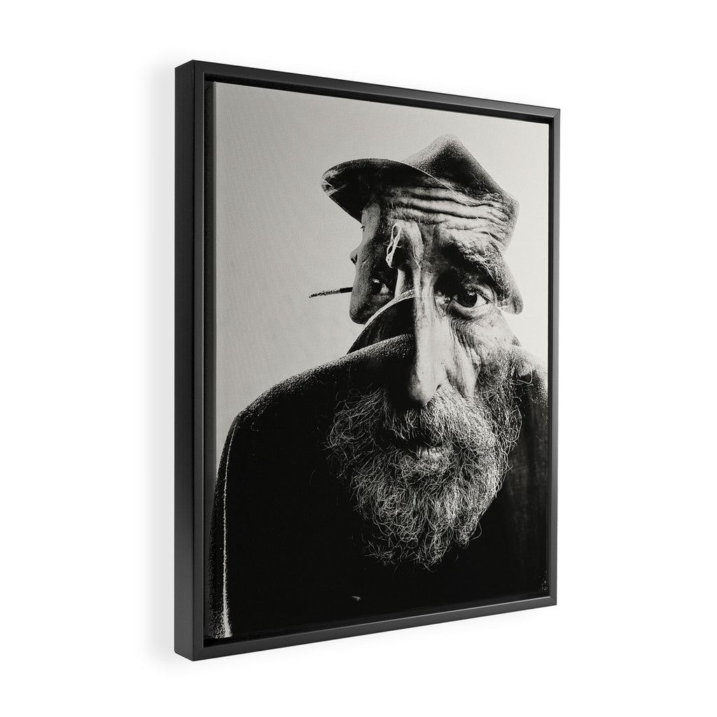 OLD MAN Framed Canvas Print Gallery Image 2
