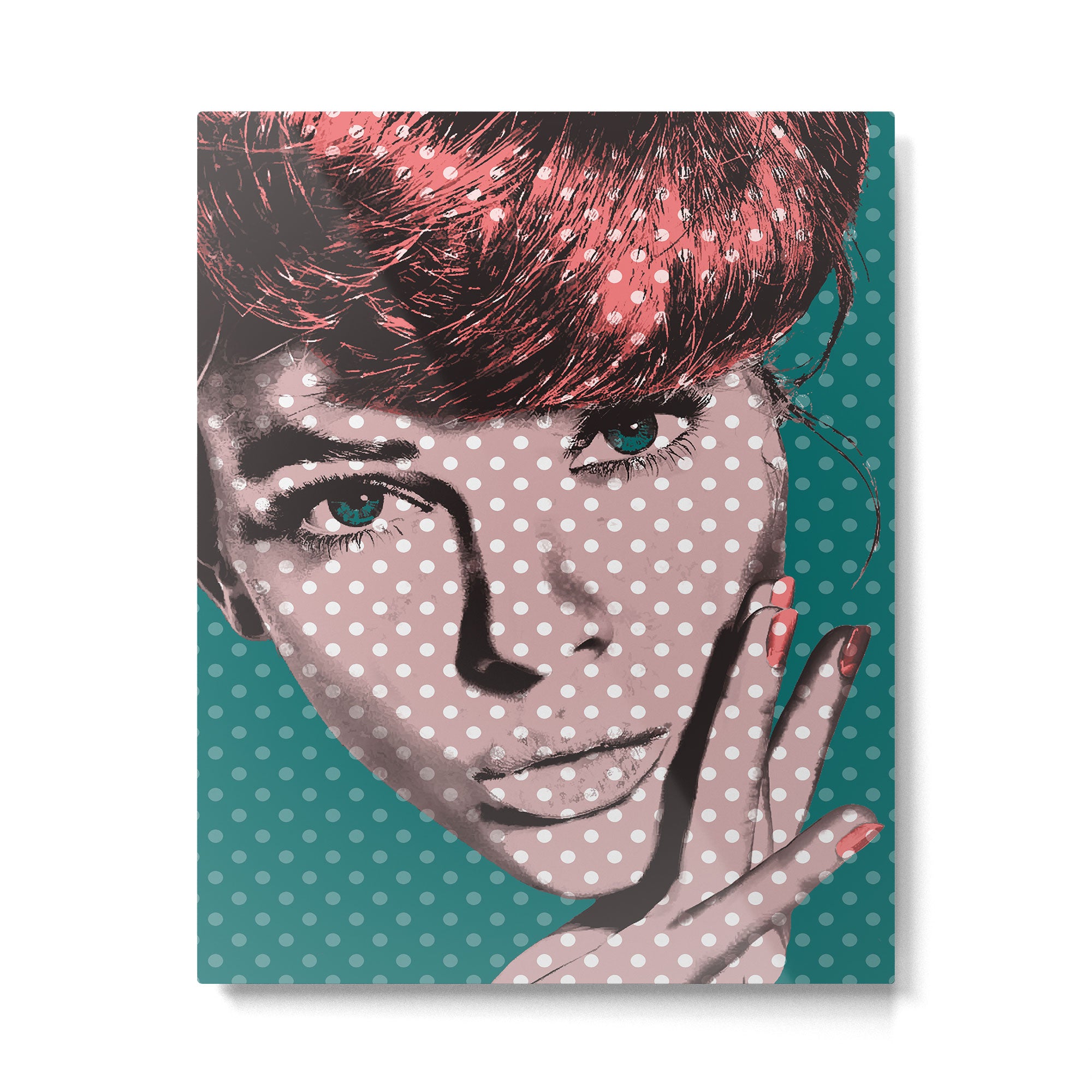 Pop Art Girl  Metal Print Gallery Image 6