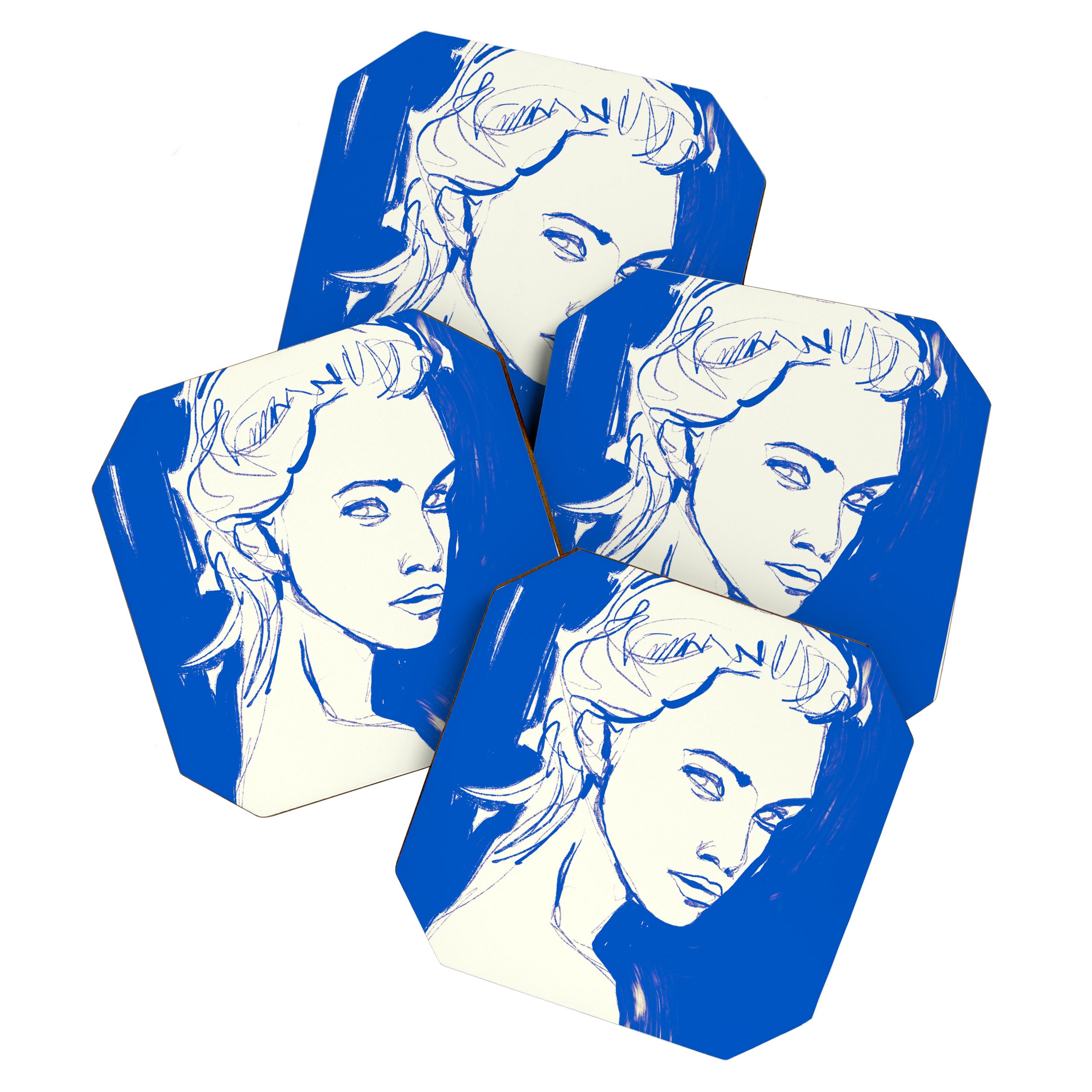 Portrait of a Woman 8 Coaster Gallery Image 1